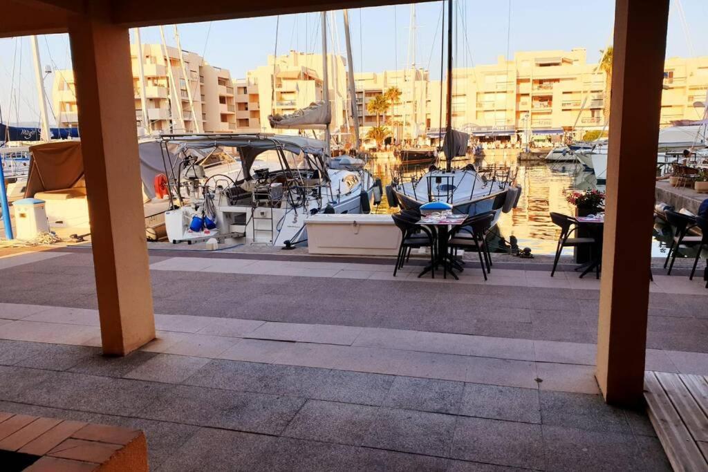 Face Mer Entre Plage Et Marina Bormes-les-Mimosas Kültér fotó