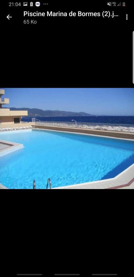 Face Mer Entre Plage Et Marina Bormes-les-Mimosas Kültér fotó